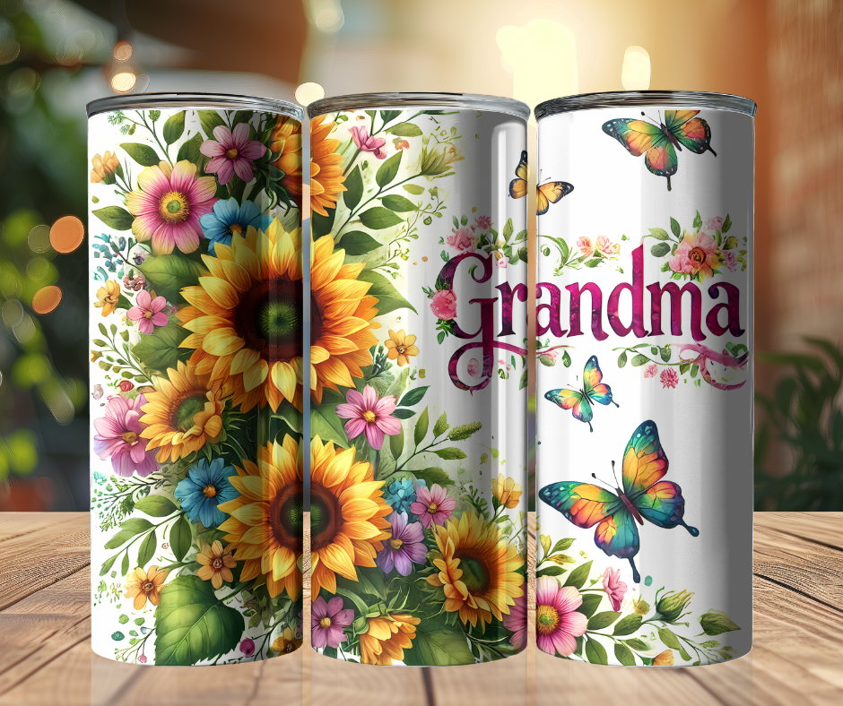 20 oz Stainless Steel Tumbler - For that Special Grandma x