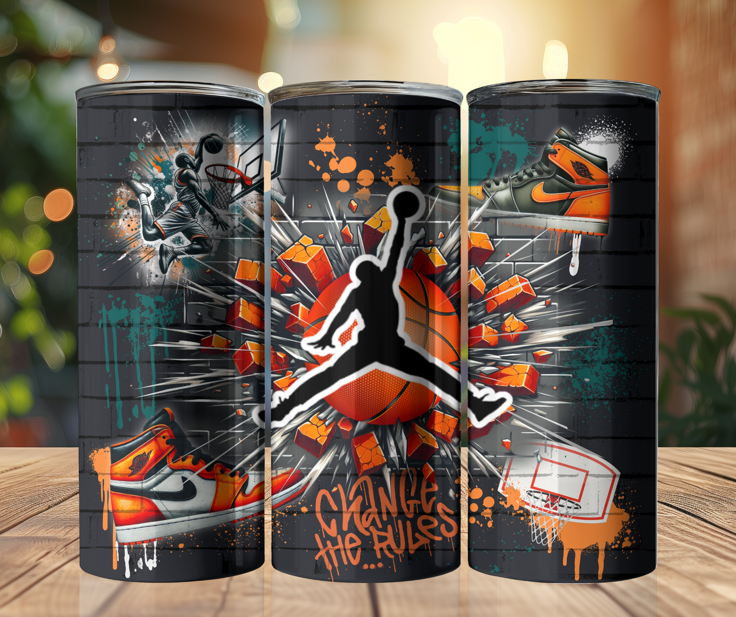 20 oz Tumbler - Basketball