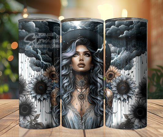 20oz Tumbler - Stronger Than The Storm