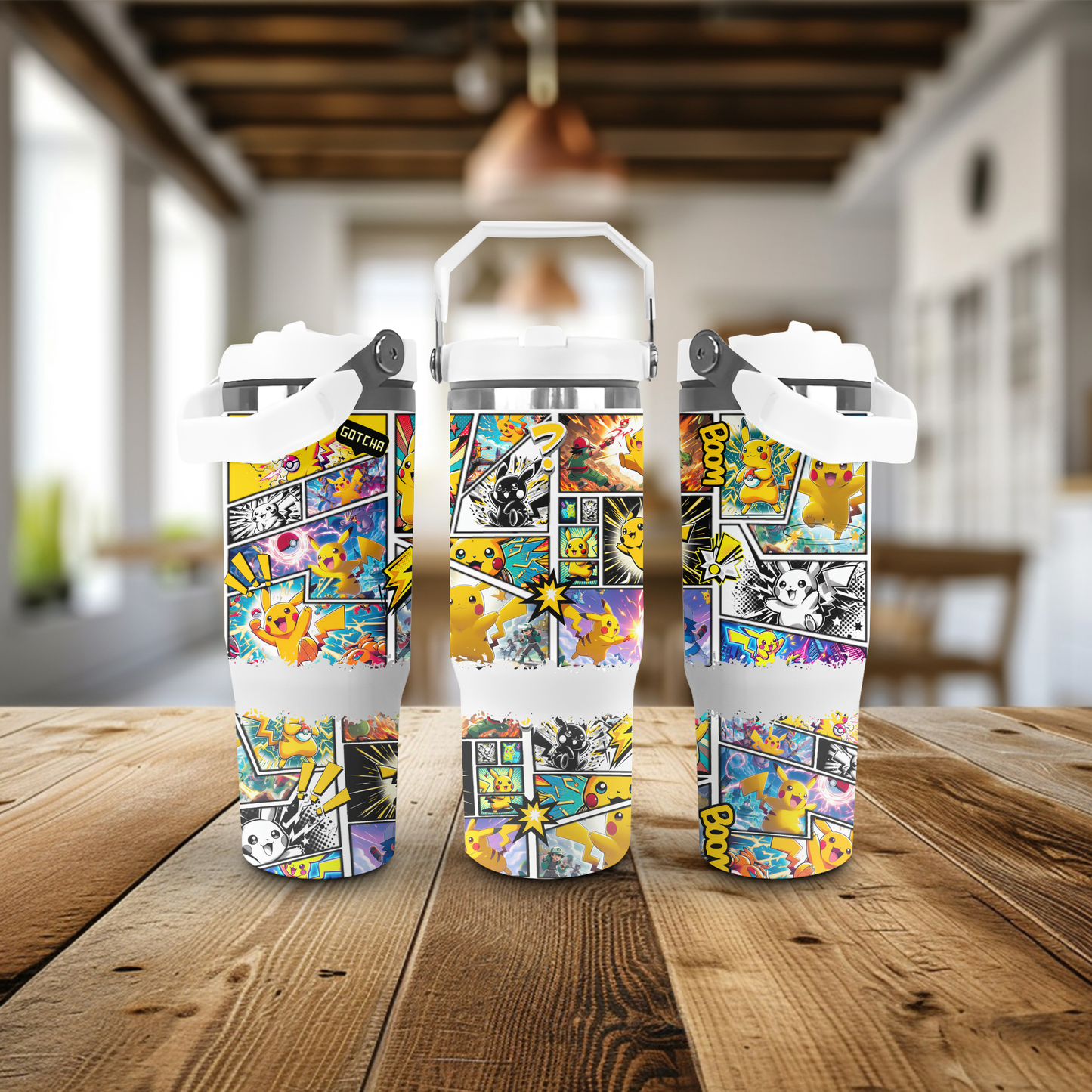 30oz Stainless Steel Tumblers - Pikachu
