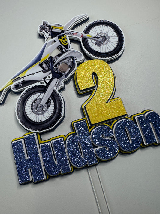 Custom Motorbike Cake Topper