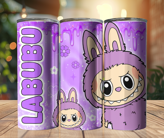 20 oz Tumbler - Labubu - Purple