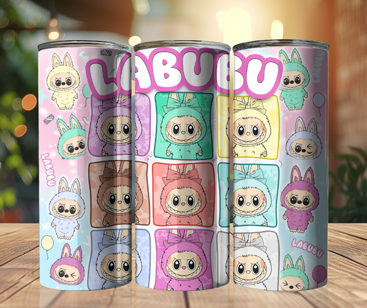 20 oz Tumbler - Labubu - Pastels
