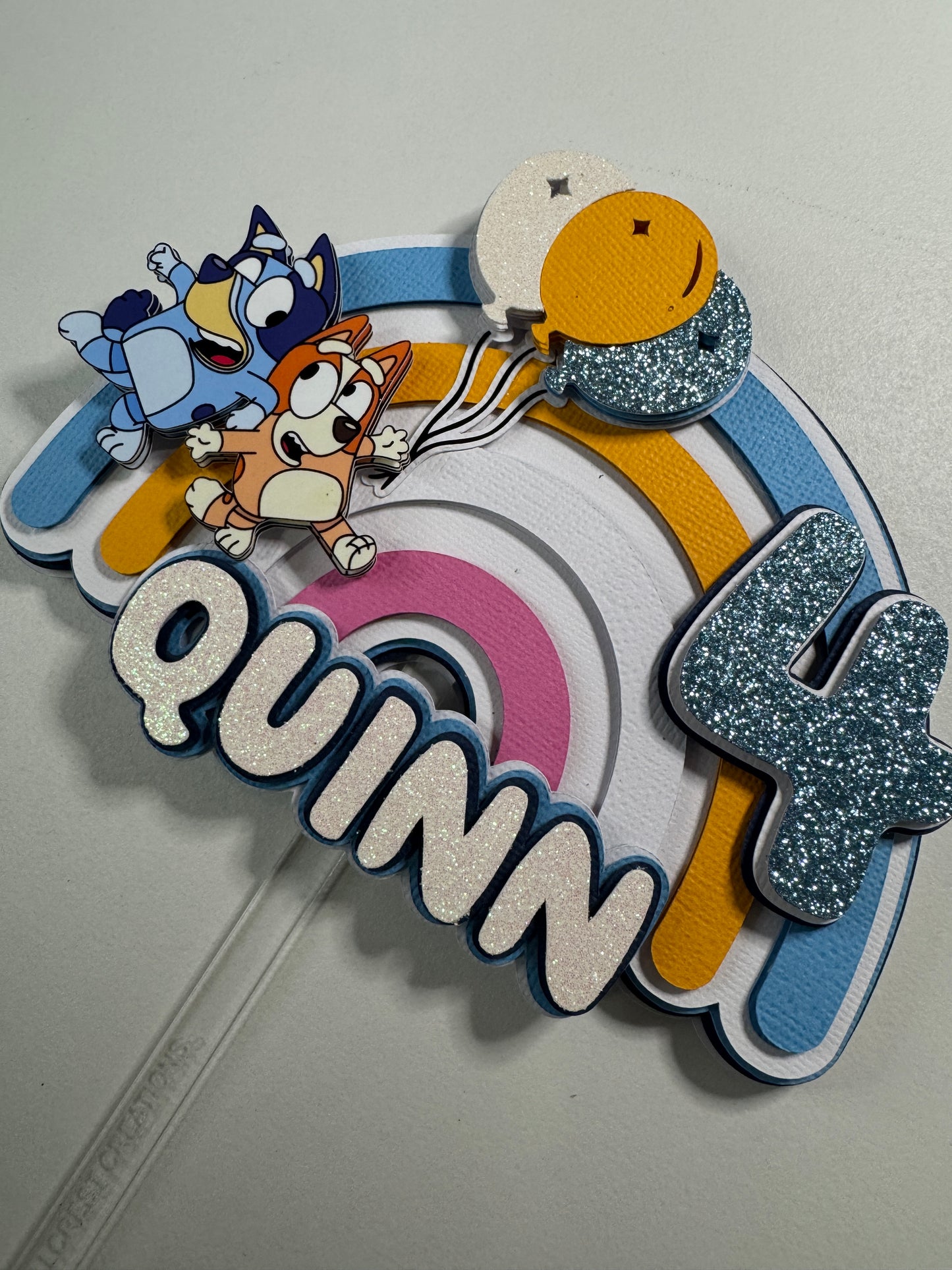 Custom Bluey & Bingo Cake Cake