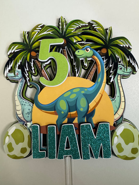 Custom Dino Cake Topper