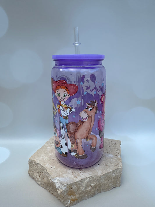 16oz Acrylic Cup - Toy Store Family