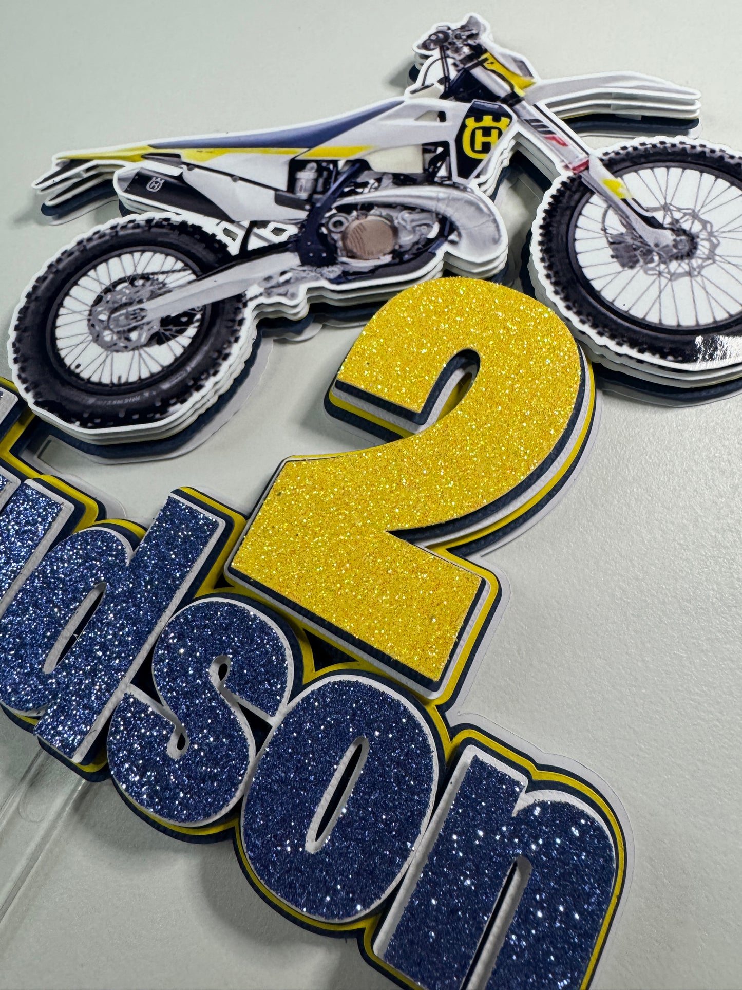 Custom Motorbike Cake Topper