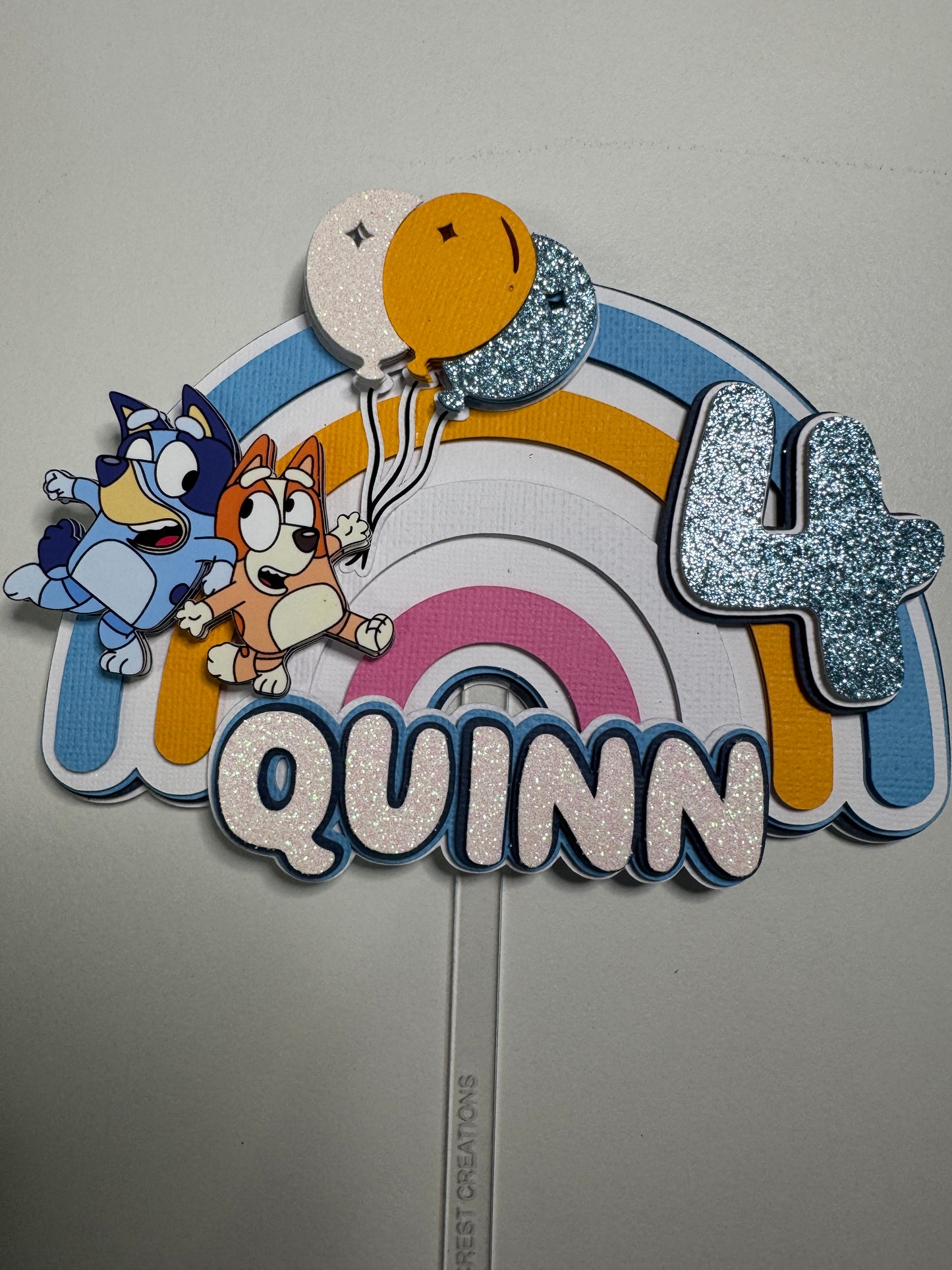 Custom Bluey & Bingo Cake Cake