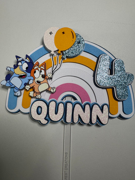 Custom Bluey & Bingo Cake Cake