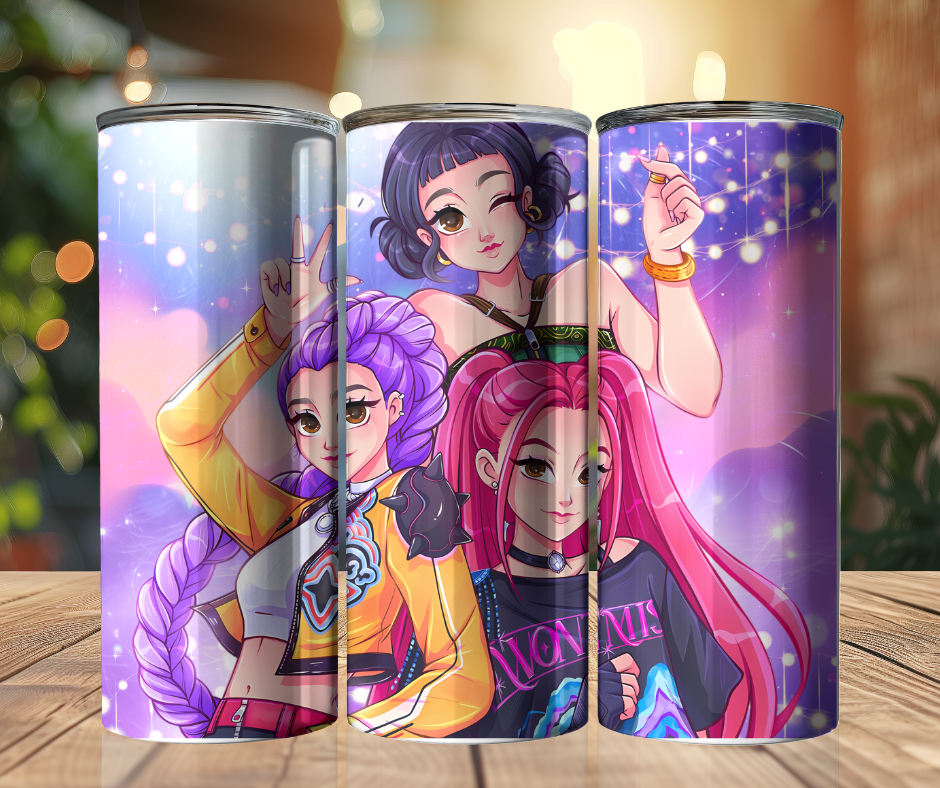 20 oz Tumbler - K-POP Trio