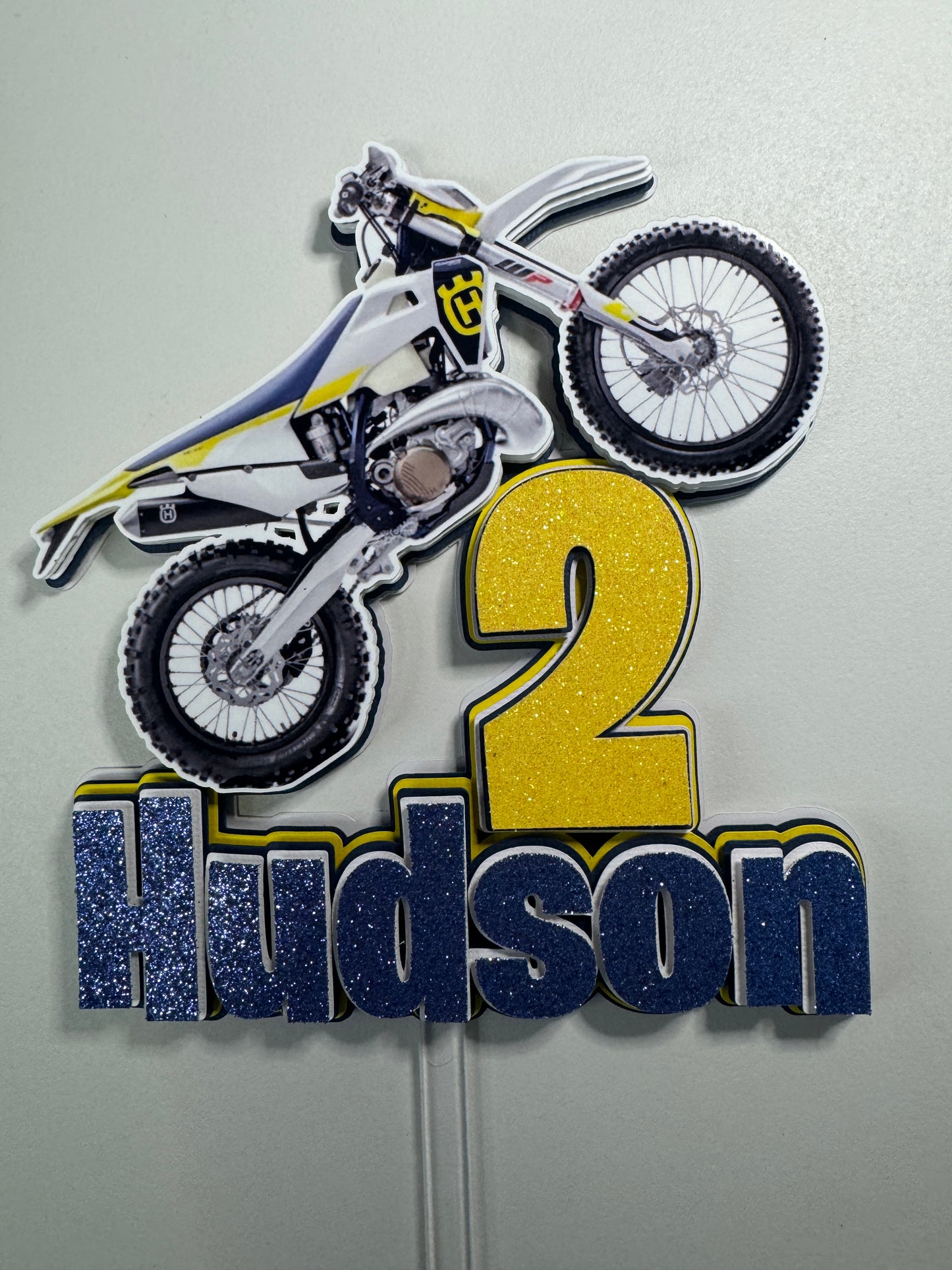 Custom Motorbike Cake Topper