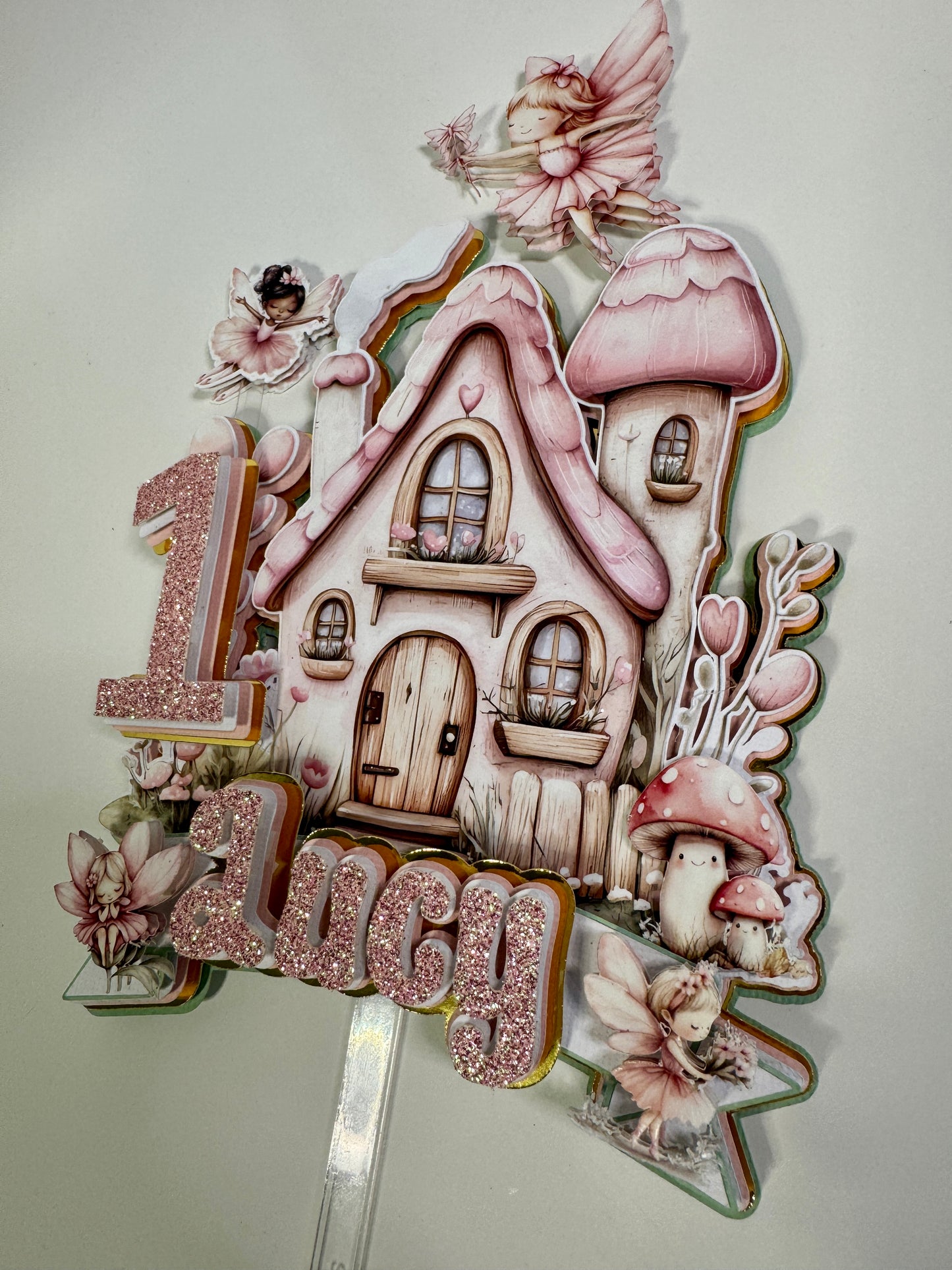 Custom Fairy Cake Topper