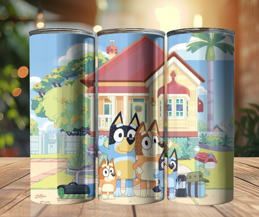 20oz Tumbler - Bluey House