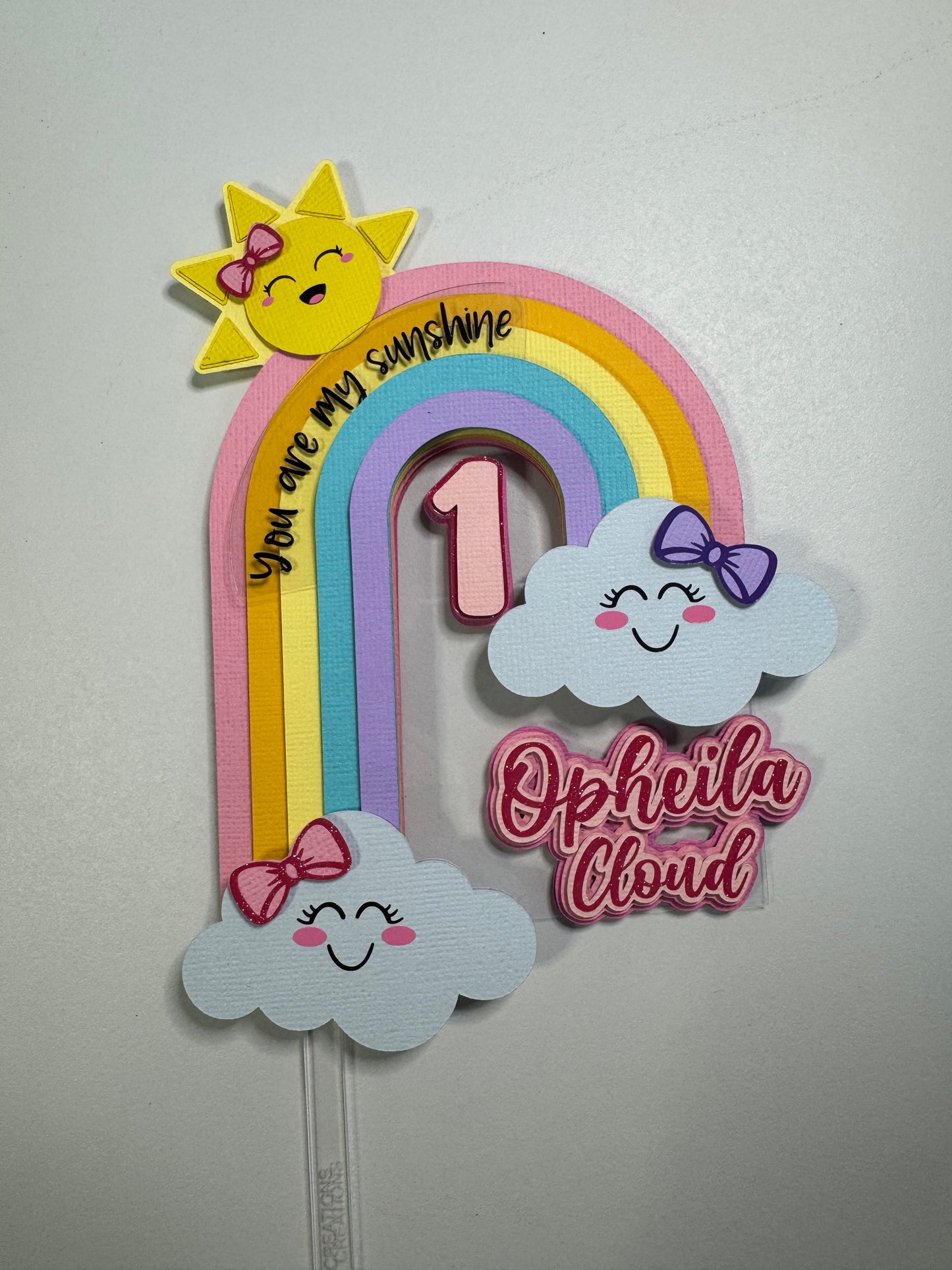 Personalised Custom Cake Topper