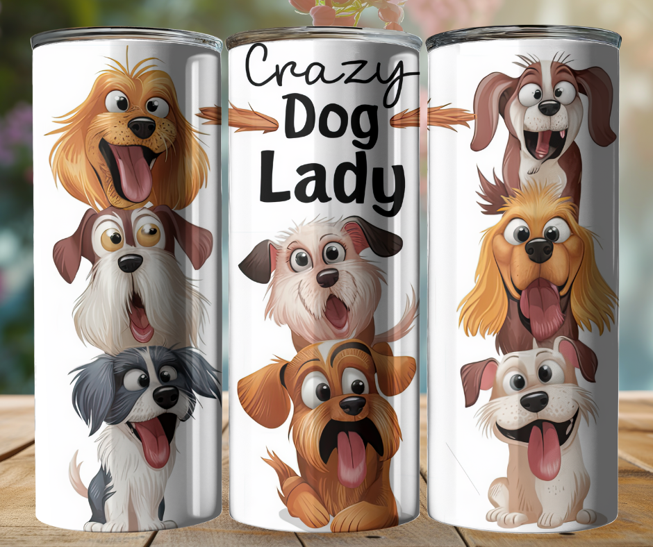 200z Tumbler - Crazy Dog Lady