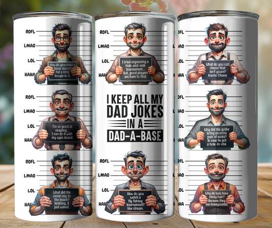 20oz Tumbler - Dad Jokes