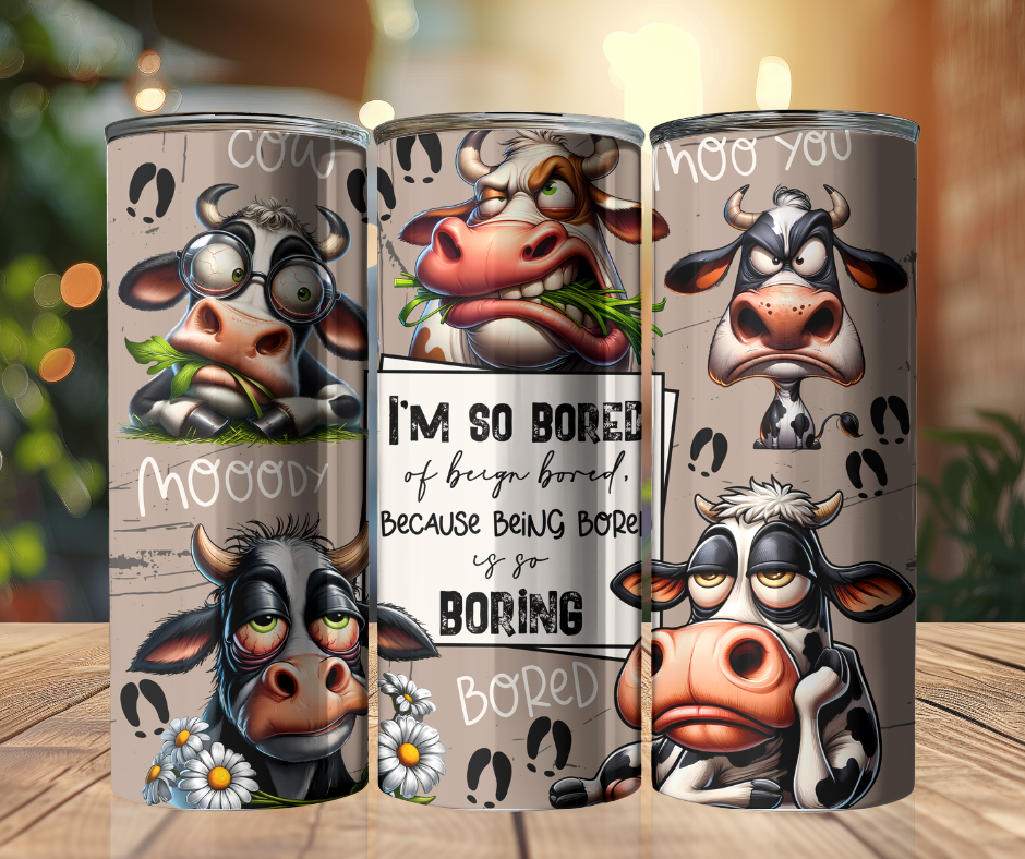 20 oz Tumbler - I'm So Bored