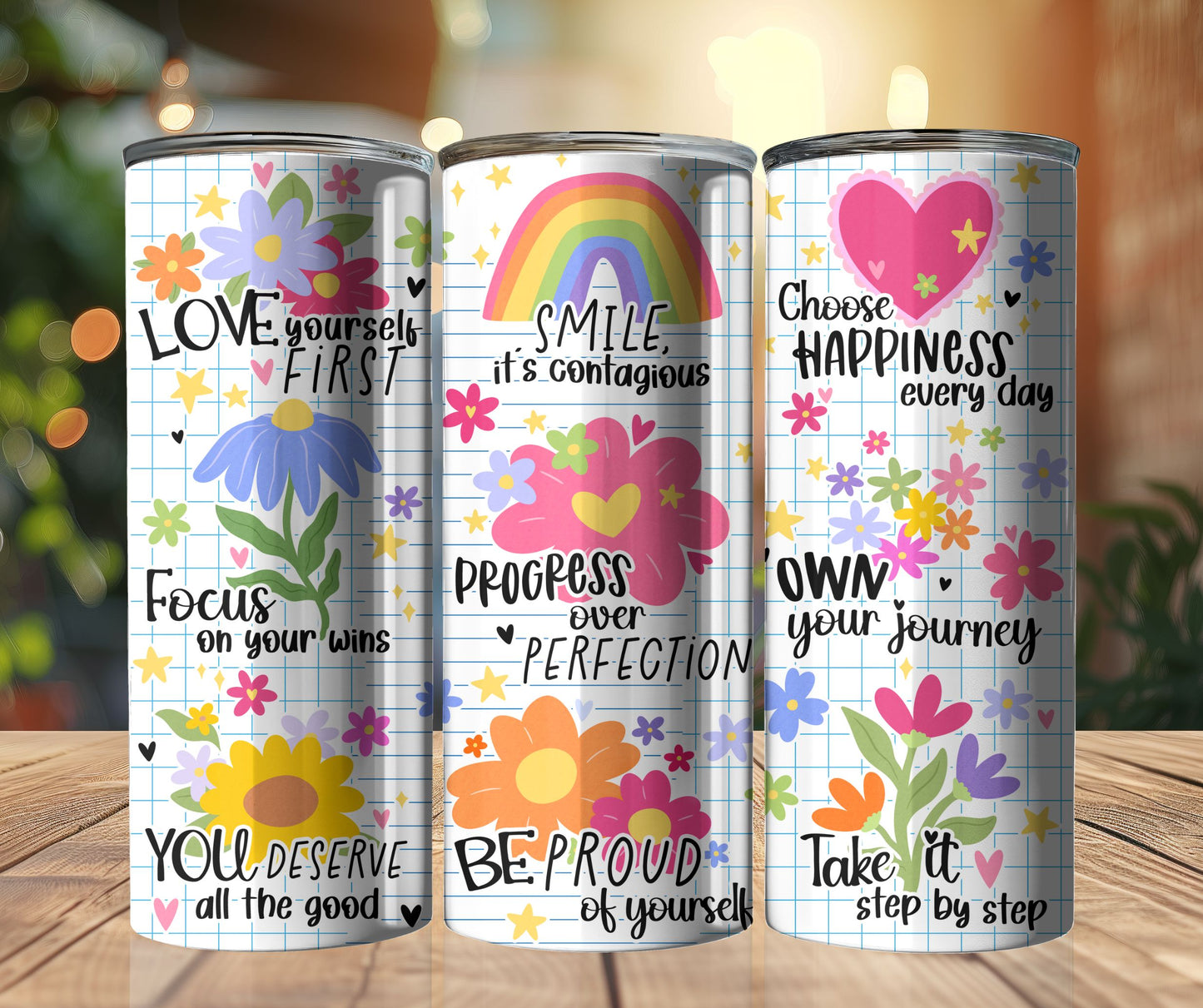 20oz Tumbler - Choose Happiness