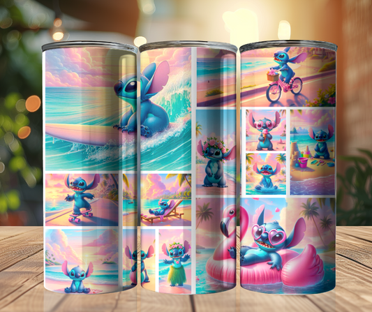 20 oz Tumbler - Stitch - Honolulu