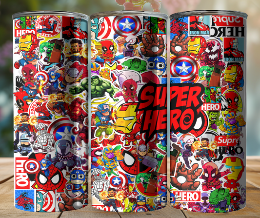 20oz Tumbler - Super Hero