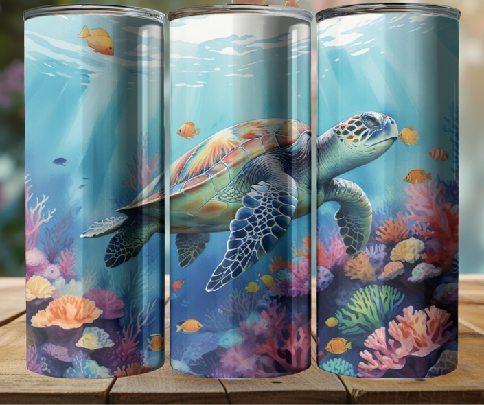 20oz Tumbler - Sea Turtle