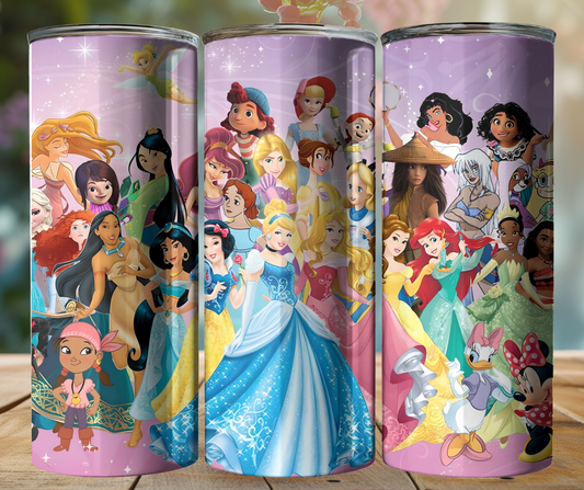 20oz Tumbler - Princesses