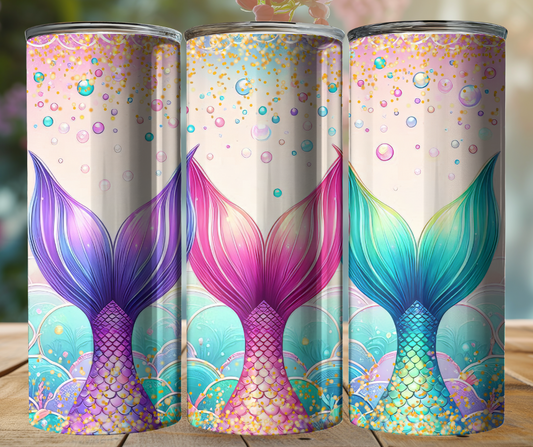 20oz Tumbler - Mermaid Tails