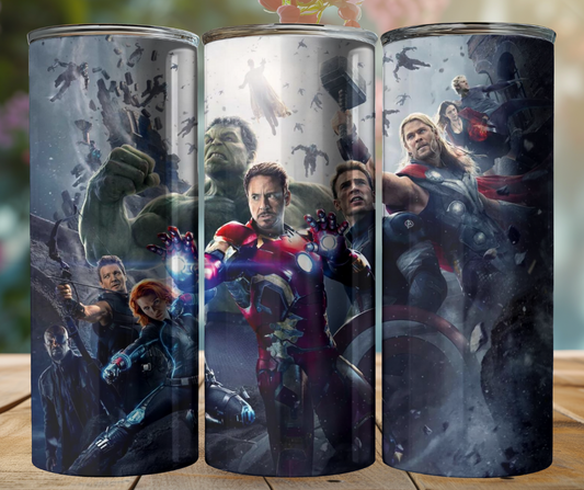 20oz Tumbler - The Mighty Marvels