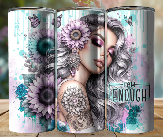 20oz Tumbler - I AM ENOUGH